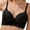 Black, variant on Elegant Lace Underwire Bra For Push Up Support And Comfort Everyday Wear, 70B, Yellow