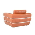 thumbnail image 3 of Titan Furnishings 35" Modern Genuine Italian Leather Chair in Camel Brown, 3 of 9