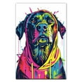 thumbnail image 3 of Hudo Wall Art - Funny Dog Canvas Poster for Kids' Room - Anatolian Shepherd Dog colorful art print, Canvas Painting Puppy Artwork, Watercolor Artwork Print For Bedroom, 3 of 5