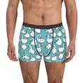 thumbnail image 2 of Goofa Cartoon Funny Goose Printed Men's Boxer Briefs Underwear, Moisture-Wicking Underwear, Trunk,Soft and Breathable Cotton Underwear-, 2 of 9