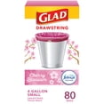 thumbnail image 1 of Bolsas de basura Glad Odorshield, 4 litros, flor de cerezo rosa, 80 unidades, 1 of 9
