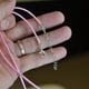 thumbnail image 3 of Cuerdas de cera de piezas con cierre de langosta sólido para rebordear manualidades de bricolaje ROSADO, 3 of 9