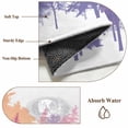 thumbnail image 6 of Orange Purple Forest Silhouette Area Rugs 2.7'x5', Small Throw Rugs for Kitchen Bedroom, Watercolor Forest Trees Retro Indoor Outdoor Rug Non-Slip Low Pile Carpet Runner Reversible Floor Mats, 6 of 8