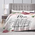 thumbnail image 4 of Gifts for Mom - Mom Birthday Gifts - Mom Gifts, Birthday Gifts for Mom, Happy Birthday Mom, Best Mom Ever Gifts, Mom Gifts for Birthday, Christmas, Mom Blanket, 60"x50", 4 of 6