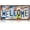 Welcome, variant on Vintage WIT'S END Metal Tin Sign License Plate Wall Decor 12 x 6 Inches