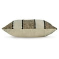 thumbnail image 2 of Fordy 20 Inch Decorative Throw Pillow Set of 4, Woven Stripes, Ivory, Tan, 2 of 5
