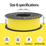 CaiLab PETG 3D Printer Filament 1.75mm, High Strength, High Temp Resistance, Low Shrinkage, For Functional Parts & High-Speed FDM Printing, 1KG Spool, Black