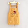 thumbnail image 5 of Apron Water- Oil-Proof Korean Style Breathable Comfortable Polyester Cooking Baking Cleaning Home Kitchen Workwear, 5 of 5