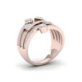 thumbnail image 2 of 5/8Ct TDW Diamond 10k Rose Gold Fashion Ring (I-J, I2), 2 of 5