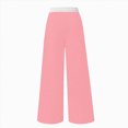thumbnail image 5 of Gibobby Little Girls' Sweatpants Straight Wide Leg Kids Drawstring Casual Joggers 6t 7t 8t 9t 10t 12t Teen Loose Athletic Pants with Pockets Girls Wimnter Pants(10-11T,Pink), 5 of 6