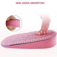 thumbnail image 3 of WOVTE 2 Pairs Height Increase Insoles for Women, 1/2 Inch Soft Comfortable Taller Heel Lift Inserts Shoe Pad Cushion for Leg Length Discrepancies, 3 of 5