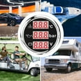 thumbnail image 3 of 3 in 1 Instrument Sensor Kit, Car Boat Engine Instrument Coolant Temperature Oil Pressure Meter Voltmeter Digital Display Backlight, 3 of 7