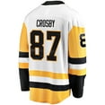 thumbnail image 3 of Men's Fanatics Sidney Crosby White Pittsburgh Penguins  Breakaway Jersey, 3 of 3