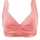 thumbnail image 1 of Gibobby Brasier para mujer Ropa interior de realce de talla grande para mujer, sujetador de pechos grandes sin anillo de, sujetador con leche auxiliar(Rosa caliente,40/90), 1 of 2