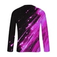 thumbnail image 4 of Blusas y camisas de manga larga y cuello redondo para hombre, camisetas casuales con estampado de moda y cuello redondo, blusas de licra de manga corta para hombre., 4 of 4