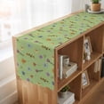 thumbnail image 6 of Table Runners 36 Inches Long Dress Scarves, Spring Flowers Farmhouse Kitchen/Dining Table Runner, Short Coffee Tablerunners, Pink Yellow Wildflowers Country Plants Green 13x36 Inch, 6 of 9