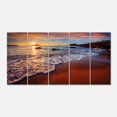 thumbnail image 2 of Design Art - Stunning Ocean Beach at Sunset, 2 of 3