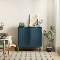 Boyel Living Buffet Cabinet with Storage, Green Storage Cabinets with 2 Doors and Shelves, Console Table for Living Room