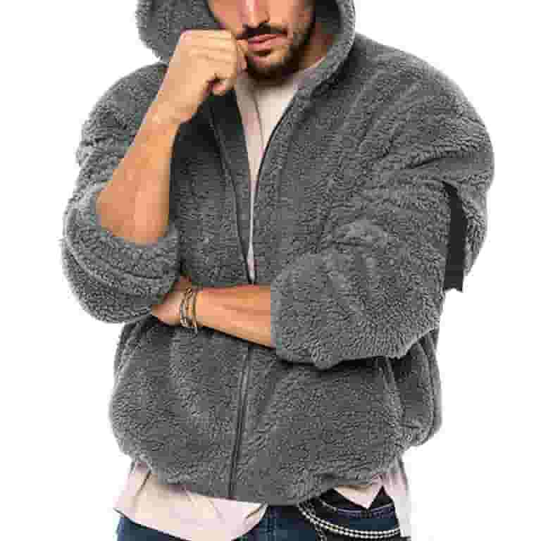 Casual Hooded With Two Sides Wearing Solid Sweaters Casual Hooded With Two Sides Wearing Solid Sweaters