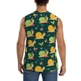 thumbnail image 4 of Pofeuu Snails And Butterfies Print Men's Muscle T-Shirt, Sleeveless, Muscle Tank, Classic Muscle Tee Top For Men Casual Sleeveless Muscle T-Shirt Trendy Clothes-X-Large, 4 of 7