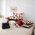 thumbnail image 6 of Manfei Ladybug 7-Piece Twin Bedding Sets,St.Patrick Day Bedding Comforter Set,Lucky Four Leaves Clover Sheet Sets For Girls Boys,Breathable Home Decor Reversible, 6 of 8