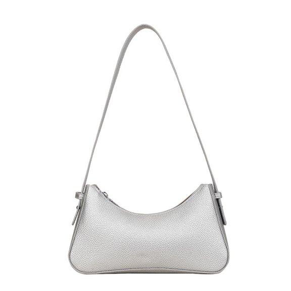 3. Elegant Small Crescents Shoulder Bag for Women, Leather Clutch with Adjustable Strap, Stylish Underarm Purse & Toted Handbag