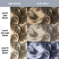thumbnail image 5 of MANIC PANIC Classic Blue Steel Semi Permanent Hair Color - Cool Silver Hair Dye for Women & Men That Lasts 4-6 Weeks - Vegan, Ammonia & Cruelty-Free - Create & Mix Custom Shades (4oz), 5 of 7