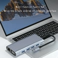 thumbnail image 5 of HOZVOMI 11-in-1 USB-C Docking Station with 4K HDMI, VGA, 4 USB 3.0 Ports, 100W PD, Ethernet, and TF Card Reader, 5 of 9