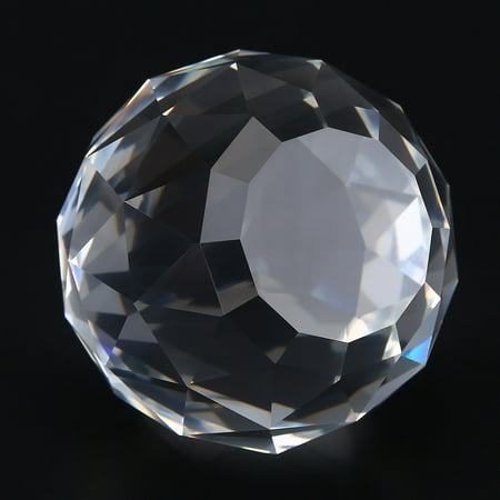Glass Balls Home Decor Zerone 1Pc 60/80mm Clear Cut Crystal Prisms Glass Ball Home Hotel Decor Hardware Fittings Hot , Crystal Ball,Glass Ball ()