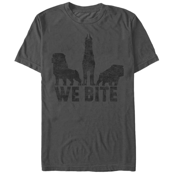 Men's Up Dog Pack We Bite  Graphic Tee Charcoal Medium