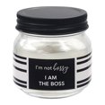thumbnail image 1 of 5oz "I am the boss" ISLAND BLOSSOM Fragranced Jar Candle, 1 of 6