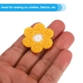thumbnail image 4 of Uxcell Sew on Patches for Clothes, 64 Pack Flower Patch Embroidered Appliques for Clothing Decoration, Yellow, 4 of 6