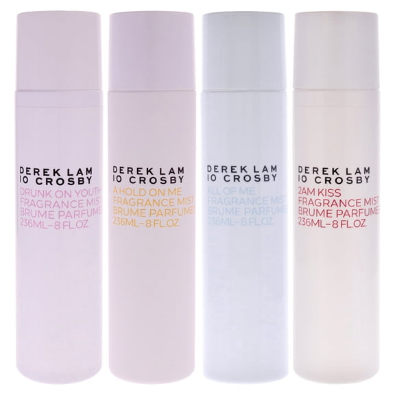 Derek Lam Fragaces Mist Kit by Derek Lam for Women - 4 Pc Kit 8oz Drunk On Youth Fragance Mist, 8oz All of Me Fragance Mist, 8oz 2AM Kiss Fragrance Mist, 8oz A Hold On Me Fragrance Mist
