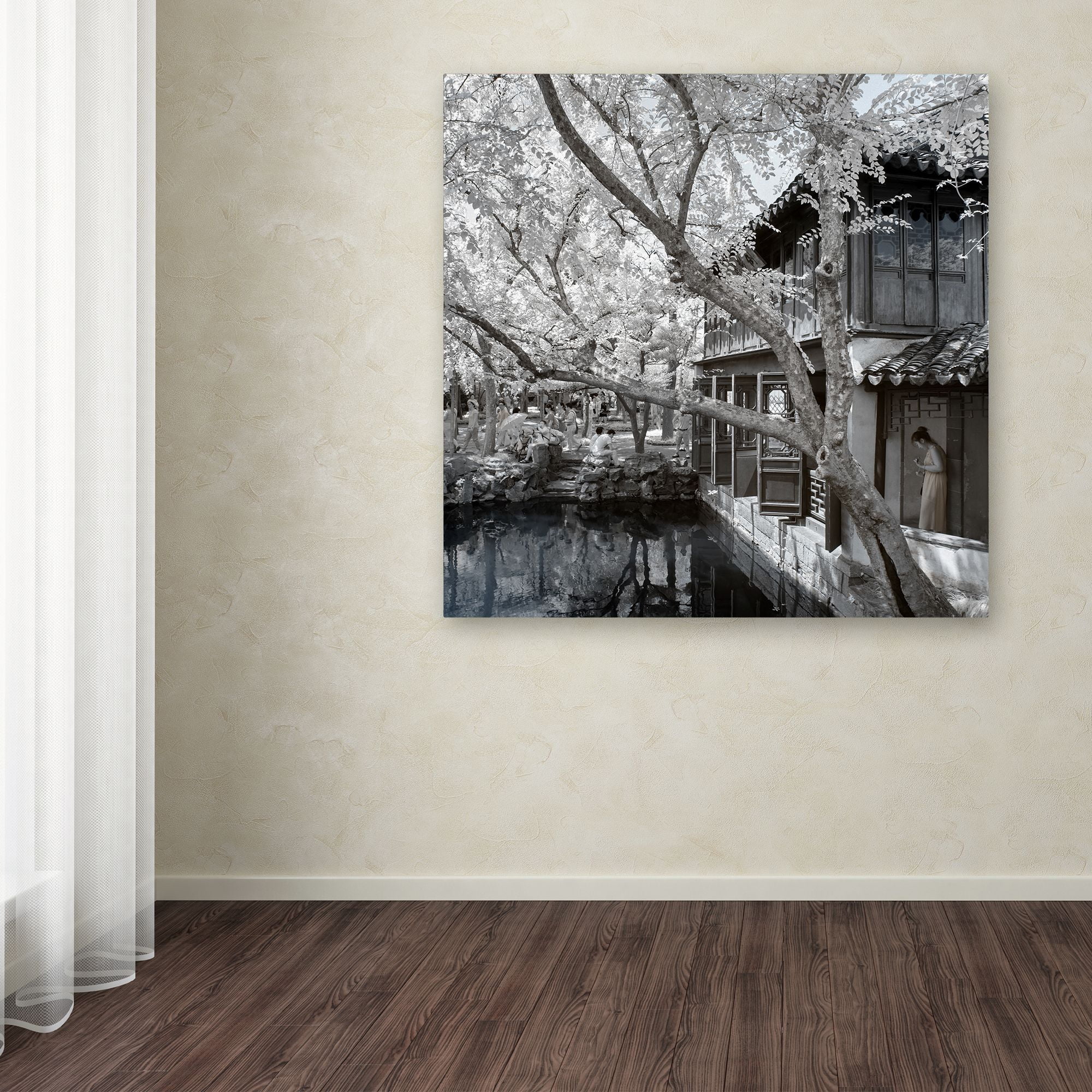 Trademark Fine Art "Reflections" Canvas Art by Philippe Hugonnard