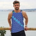 thumbnail image 6 of Pofeuu Multiplication Table Print Men's Workout Tank Tops Sleeveless Muscle Gym Shirt Quick Dry-3X-Large, 6 of 7