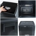 thumbnail image 3 of Morcte 4-Pack 13 Gallon Kitchen Trash Can with Swing Lid, Plastic Kitchen Garbage Can, Gray, 3 of 7