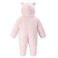 thumbnail image 3 of Disney Clothes Baby Girls Pram One-Piece – Winnie the Pooh Soft Hooded Cozy Outfit Lt Pink 3/6M, 3 of 5