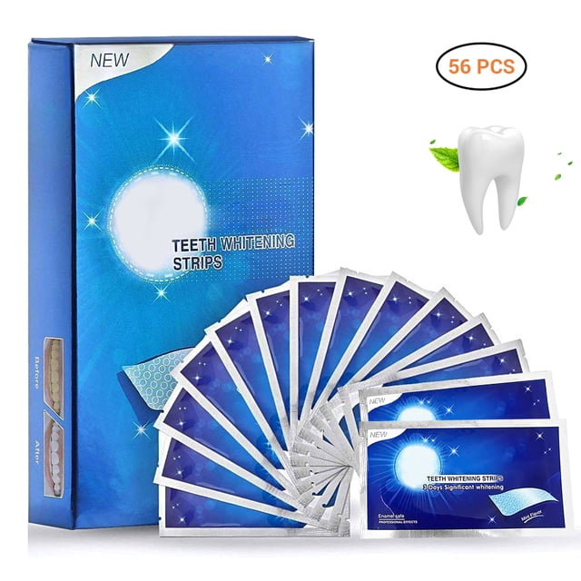 Tiras blanqueadoras de dientes pegatinas blanqueadoras dentales cuidado de los dientes para la eliminación de manchas en los dientes