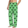 thumbnail image 6 of Logiee alien cartoons Print Pajama Pants for Men,Men’s Pajama Bottoms,Mens PJ Pants with Pockets & Button Fly-Large, 6 of 6