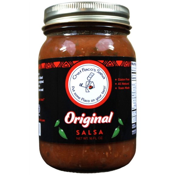 Chef Flaco's Salsa Original Gourmet Salsa (Medium Heat)