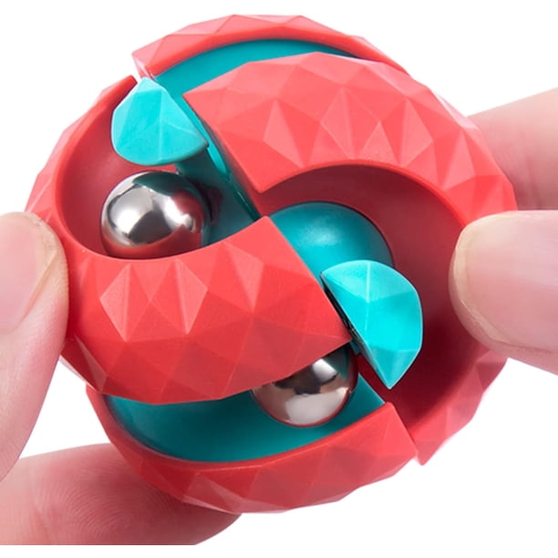 Juguete antiestrés con forma de bola de órbita única, novedoso cubo infinito con cuentas, bolas para aliviar el estrés, juguetes sensoriales creativos para niños autistas con TDAH y adultos