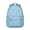 Sky-blue-1, variant on Hibiscus Floral Print Waterproof Bookbag, Adjustable Straps & Padded Back for Comfort