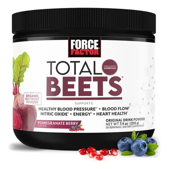Force Factor Total Beets Energía, Resistencia 210g