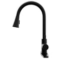 thumbnail image 2 of Novatto NKF-H14MB-D Dual Action Single Lever Pull-down Kitchen Faucet w/ Deck Plate, Matte Black, 2 of 7