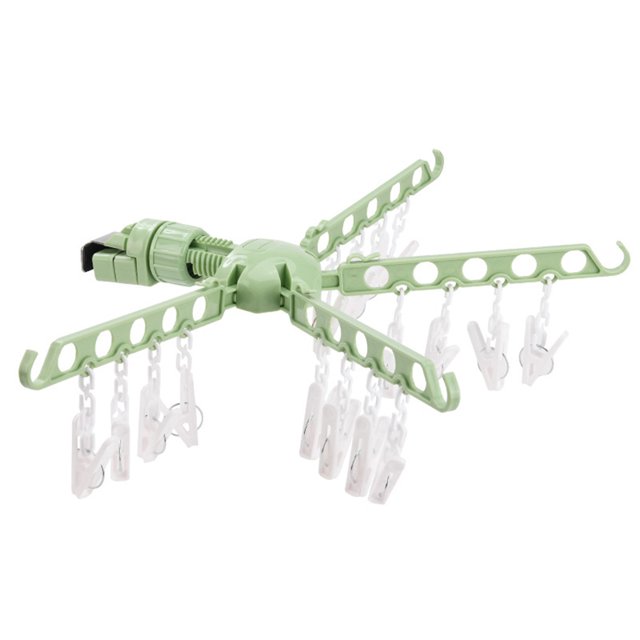 Tendedero de ropa plegable para ventana de interior Worallymy con Clips varilla de secado de calcetines ABS con ranura para tarjeta ajustable Worallymy JD735804407