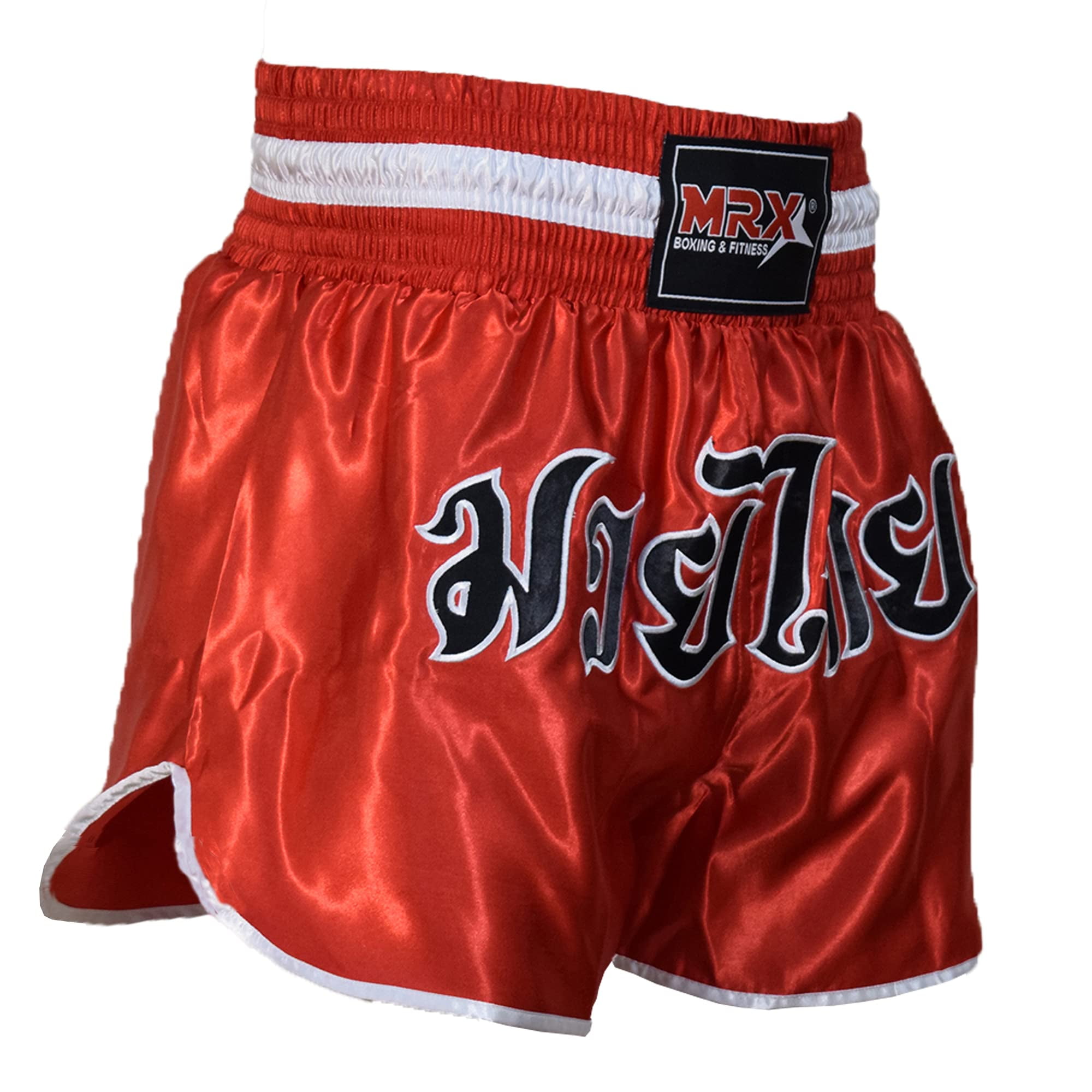 New Mma Boxing Fighting Shorts Red & Black Muay Thai Short Training Gym Bad Boy 