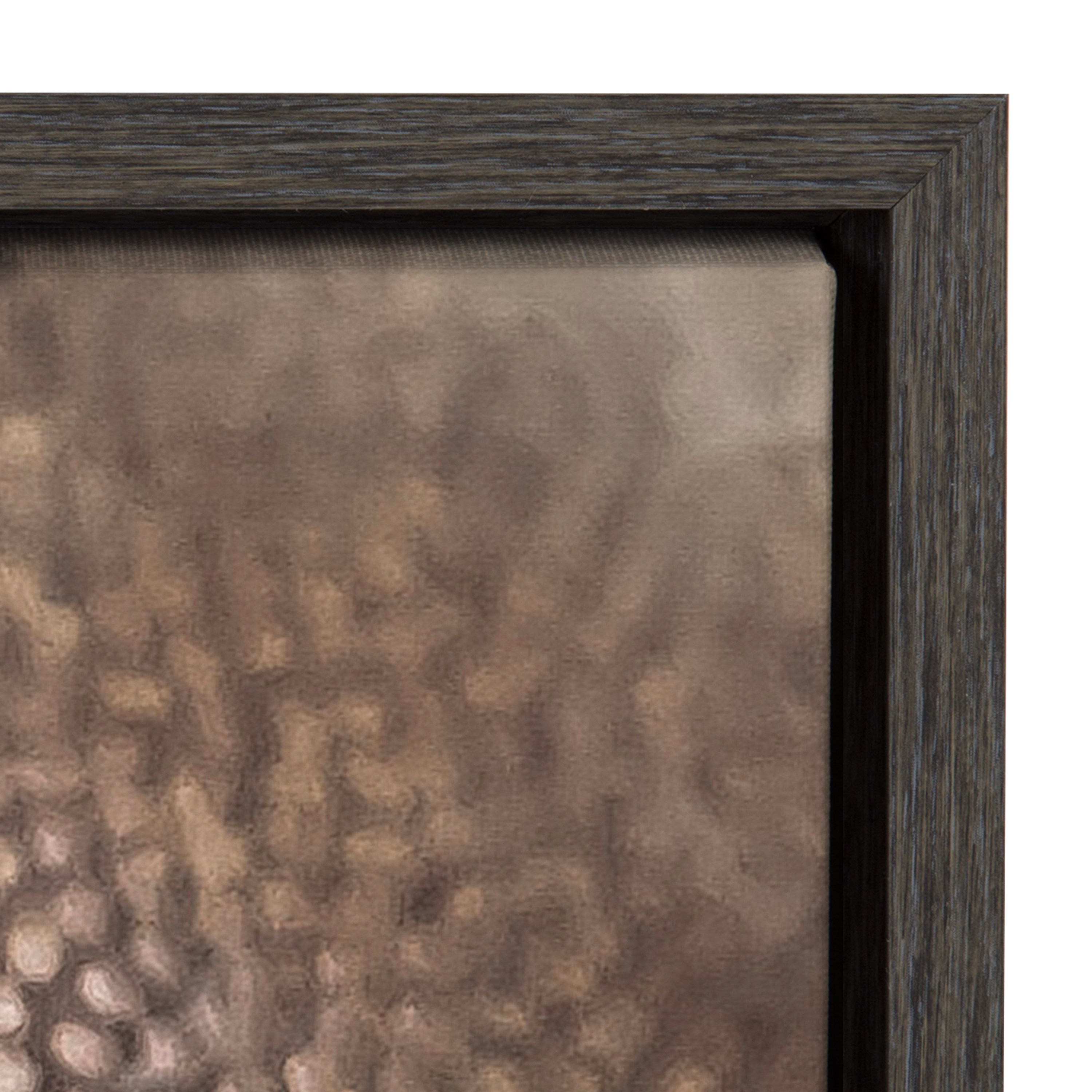 DesignOvation Sylvie Vintage Football Laces Framed Canvas By Shawn St. Peter, 18x24 Dark Grey, Transitional Sports Wall Decor For Office, Bedroom, Or Living Room