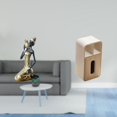thumbnail image 2 of Estatua de mujer tribal africana, decoración de mesa, pieza de arte coleccionable hecha a mano, adorno de resina, dispensador de servilletas/pañuelos, 2 of 8