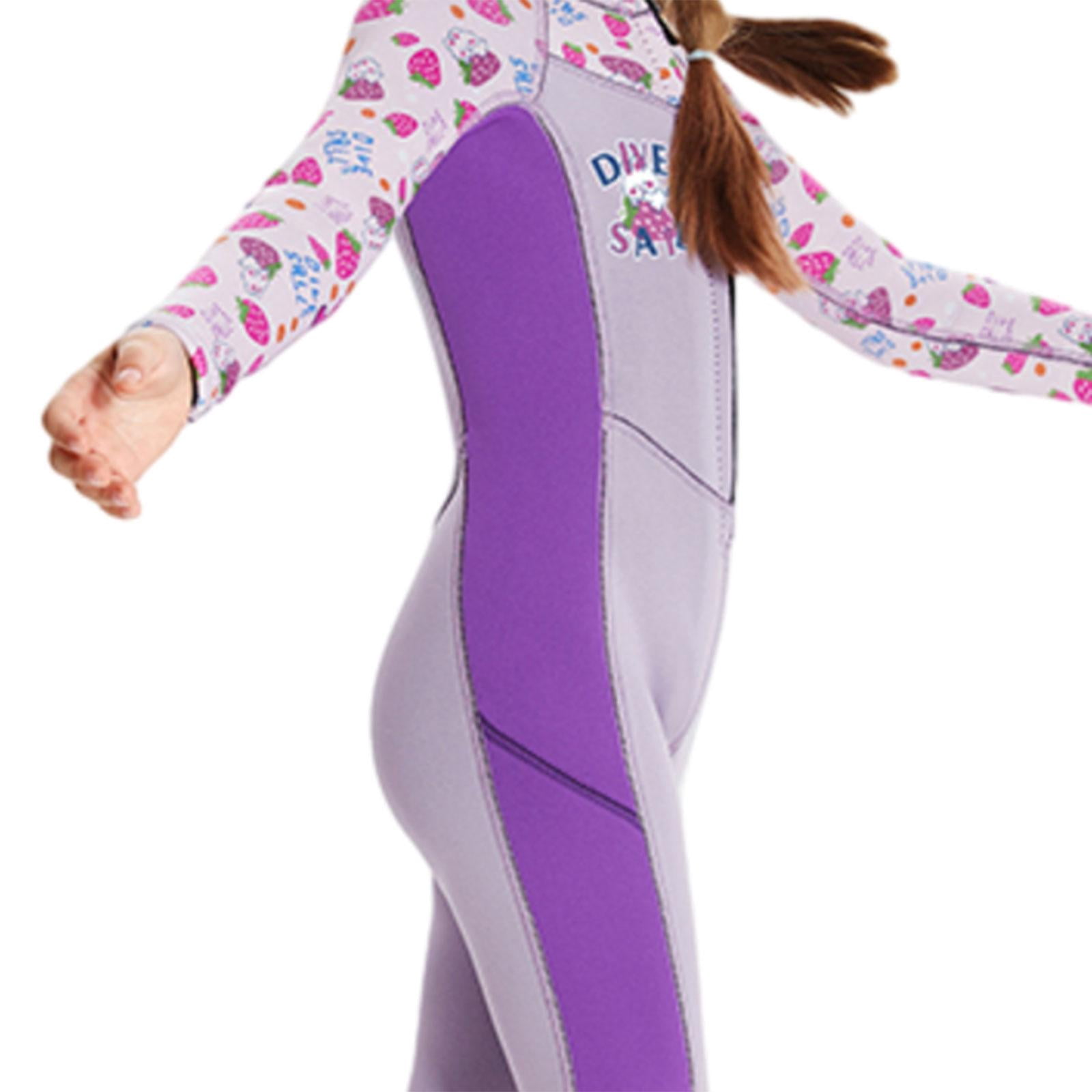 Baoblaze Kids Wetsuit 2mm Neoprene Child Wet Suit for Cold Water Sports Sailing Kayak M