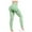 Green, variant on WIZUTIZ Yoga Pants Women Oversized Relaxed Slimming Yoga Trousers Spandex Elastic High Rise Full Length Leggings Solid Pants for Ladies Fitness Vacation Blue